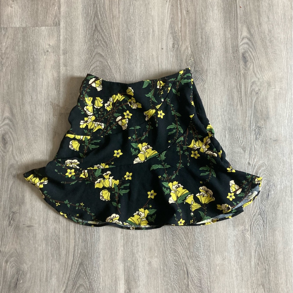 Who what wear flared floral skirt